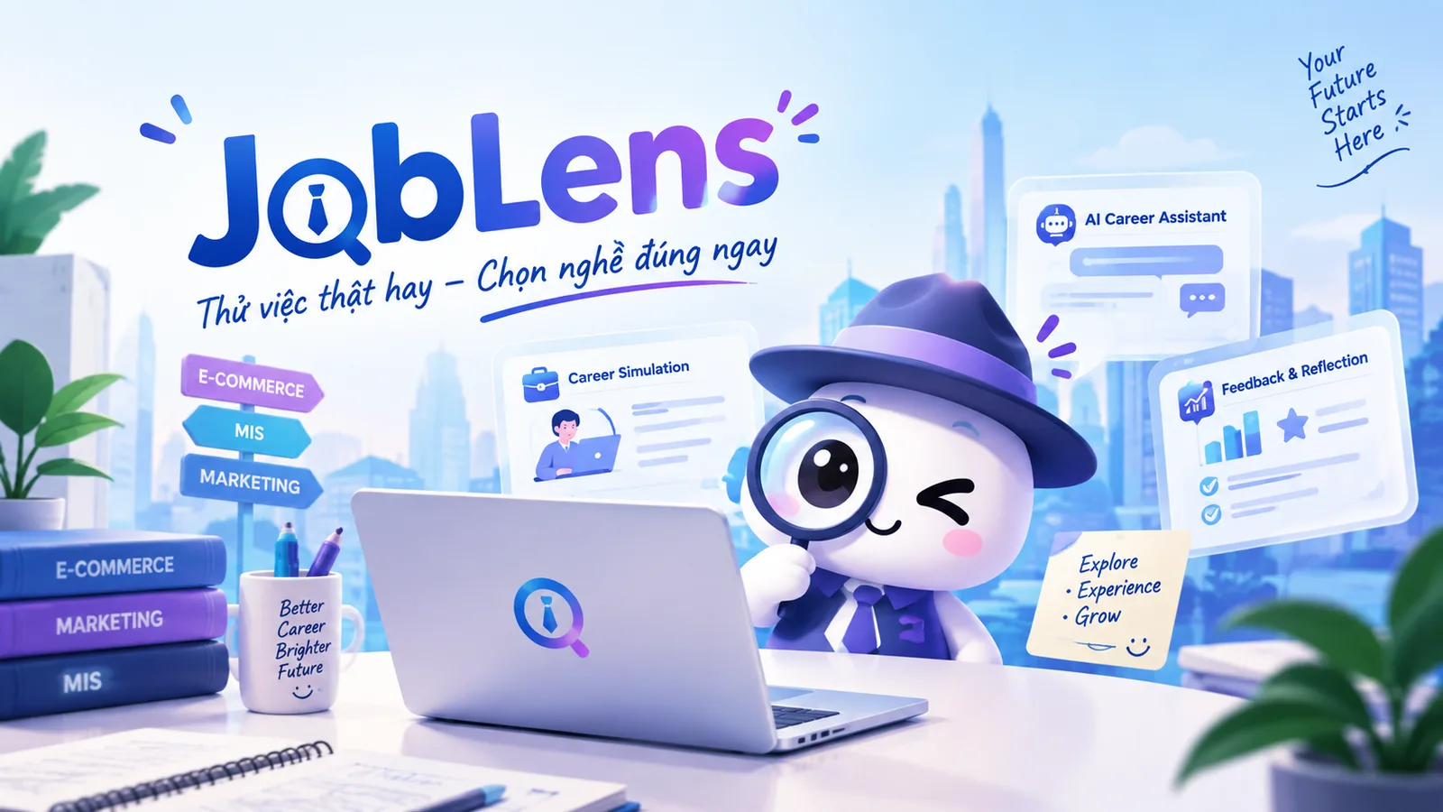 JobLens - Nhập vai trải nghiệm mô phỏng vị trí Thương mại điện tử