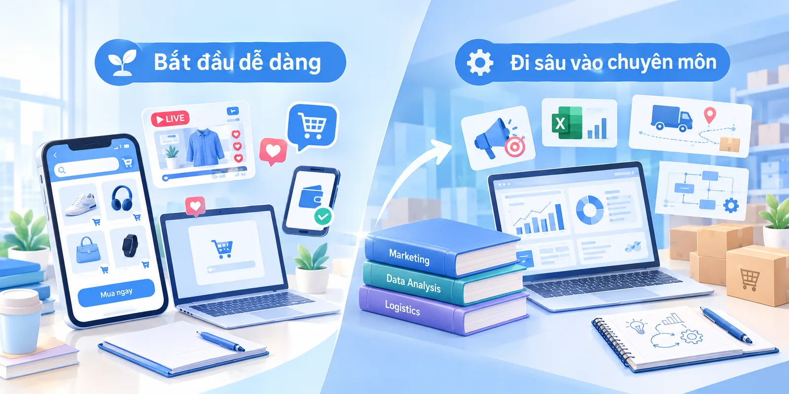 Học thương mại điện tử có khó không?