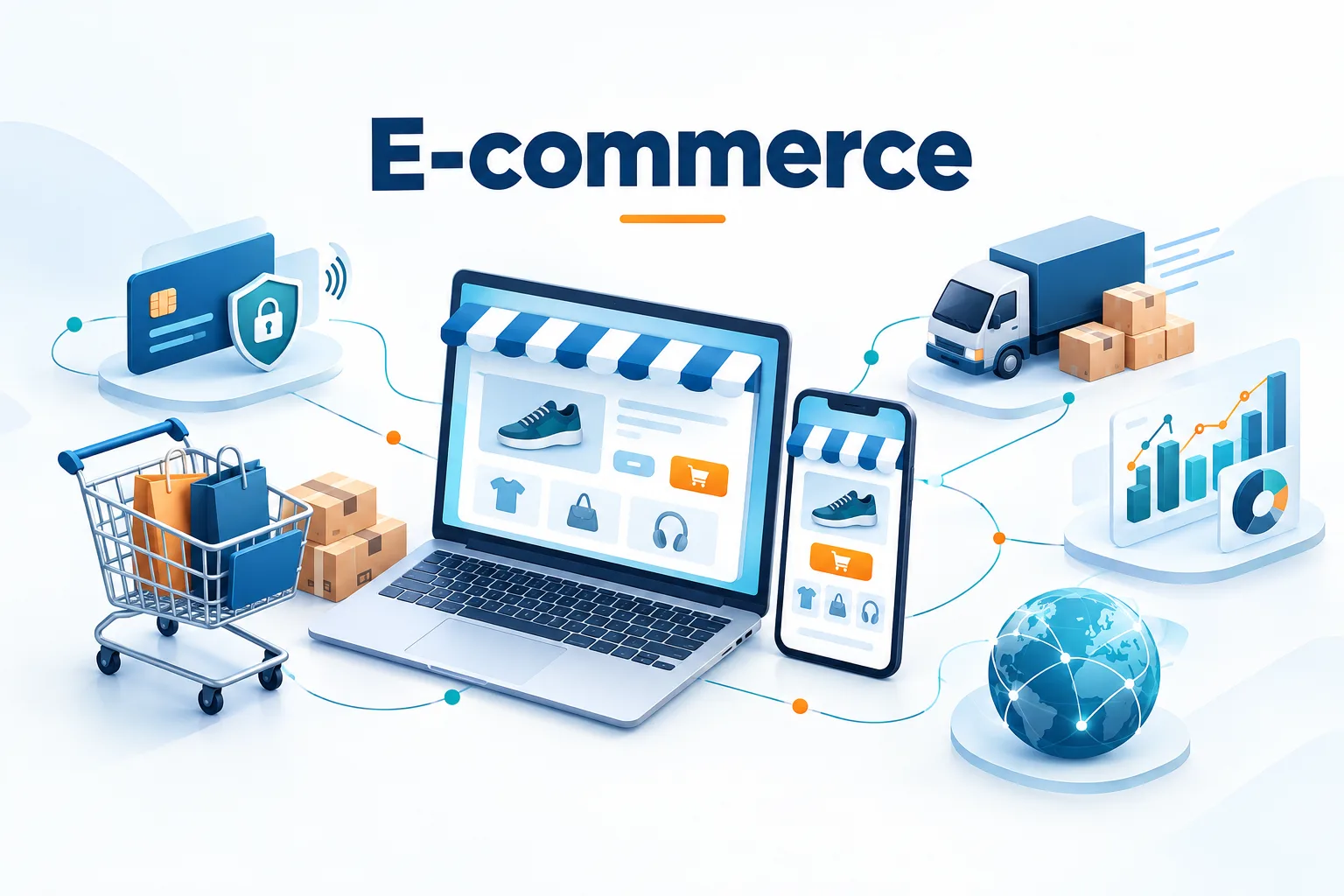 Những yếu tố cấu thành mô hình Thương mại điện tử